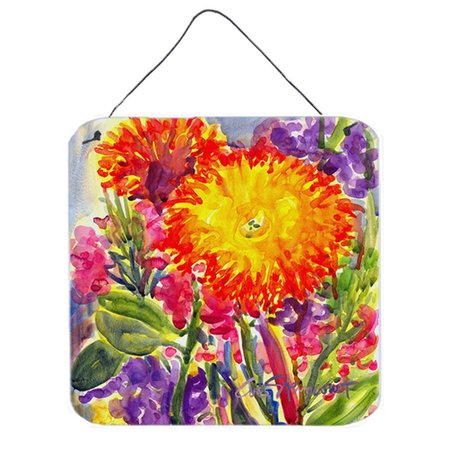 MICASA Flower Aster Aluminium Metal Wall Or Door Hanging Prints MI233905